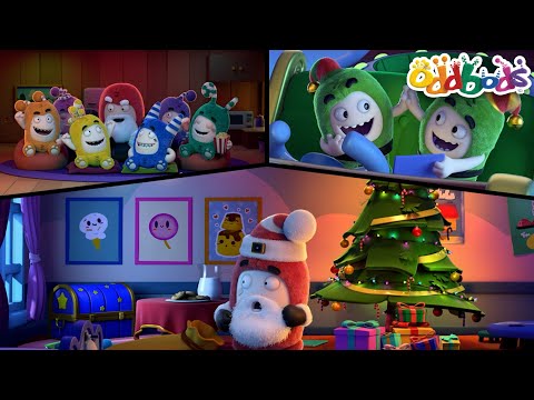 FOUR HOURS of Christmas Oddbods Adventures! | Full Episodes | Oddbods | Cartoons for Kids