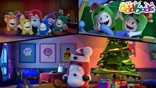 FOUR HOURS of Christmas Oddbods Adventures! | Full Episodes | Oddbods | Cartoons for Kids