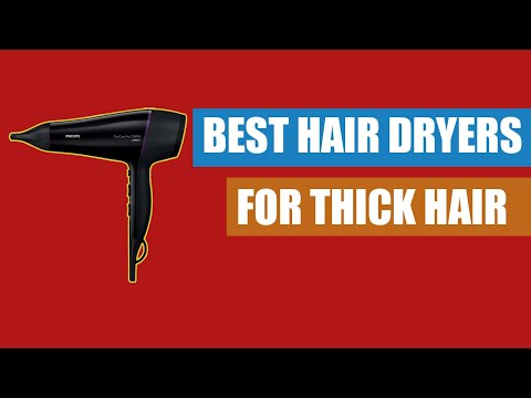 Best Hair Dryers for Thick Hair  [Buying Guide]