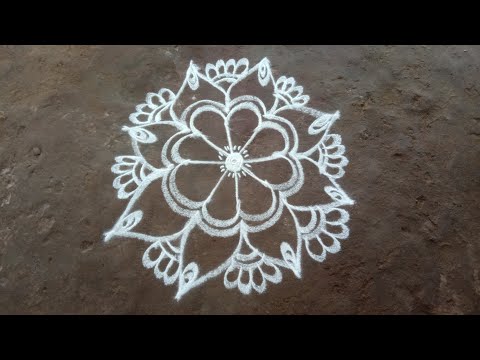 chithirai madham new rangoli design||easy rangoli