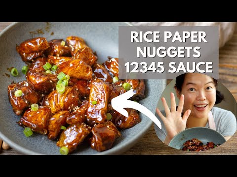 Rice Paper Nuggets in 12345 sauce - Easy, scrumptious, all in one dish!