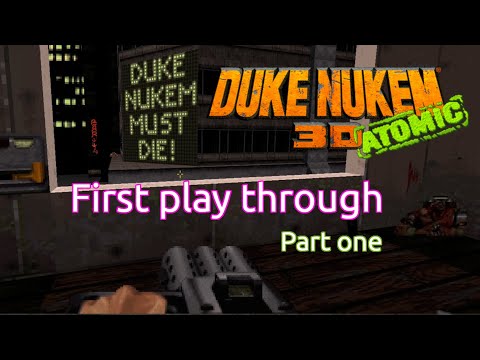 (First play through) Duke Nukem 3d (part 1) | 3d Realms / Form Gen | MS-DOS | 1996