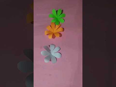 Unique Republic Day Craft / Tricolor Paper Craft #short #youtubeshorts #diy #viral