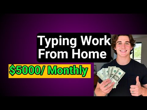 Typing Work From Home Without Investment