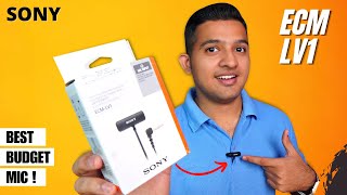 Sony ECM-LV1 Lavalier Microphone - Review⚡Best Budget Microphone Under 2000 ! 🔥🔥