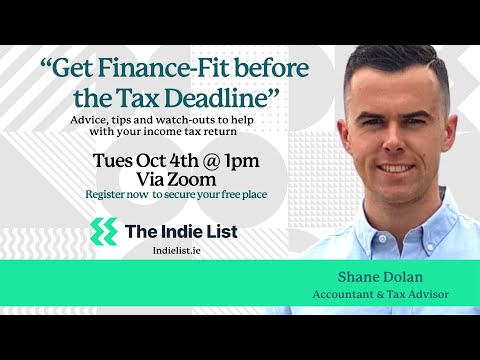 "Freelancers...Get Finance Fit " - Indie List Session Oct 4