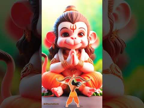 यह जो केसरी के लाल। 🙏🙏#Ganpati Bappa#love#cute |