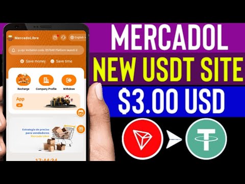 "Mercadol" USDT Earning Site | Usdt Shopping Site Today | Best New Usdt Shopping Mall site Today