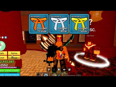 Dojo Trainer "White, Yellow and Orange Belt Quest - Blox Fruits Dragon Update