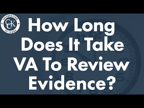 How Long Does It Take VA to Review Evidence? VA Claim Timeline