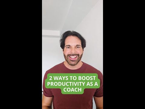 💡 If you want to boost your productivity as a coach, watch this!