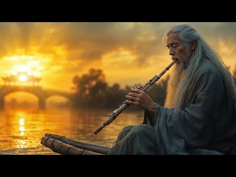 [Try Listening For 15 Minutes. Immediate Effect] Tibetan Flute, Eliminate Stress, Anxiety