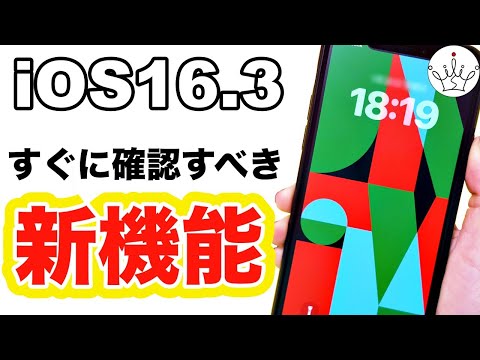 【iPhone】iOS16.3新機能💡重要な変更点と新しい壁紙とは？