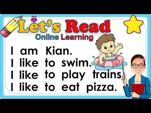 Reading Lesson for kids ll Sentences ll Teacher Ana Online Learning