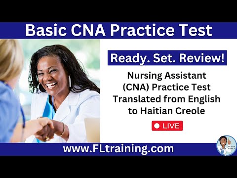 ✅ Basic CNA Practice Test in Haitian Creole 🇭🇹 – Ready, Set, Review! 📝