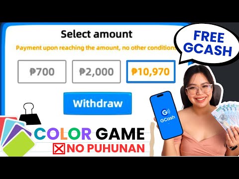 DI PA NAGLALARO MAY FREE ₱11,000 NA MAKUKUHA SA COLOR GAME! WALANG PUHUNAN PROMISE! GCASH PAY-OUT