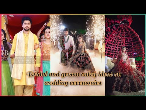 Most viral Bride and groom entry ideas on wedding ceremonies by Fashion Industry