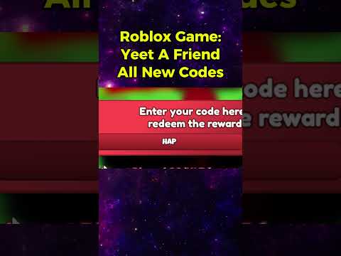 Roblox Yeet A Friend Codes 2024