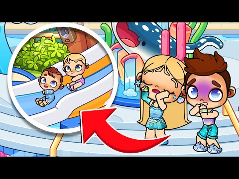 ДВОЙНЯШКИ ПОТЕРЯЛИСЬ В АКВАПАРКЕ 🌊👶 AVATAR WORLD ИСТОРИЯ 💕 РУТИНА СЕМЬИ 👨‍👩‍👧‍👦 ОБНОВЛЕНИЕ СЕРИАЛ