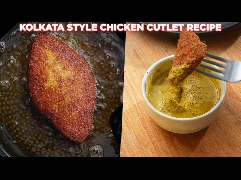 Kolkata Style Chicken Cutlet Recipe