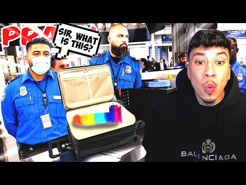 TSA PRANK ON SANTEA!!! Gone Wrong