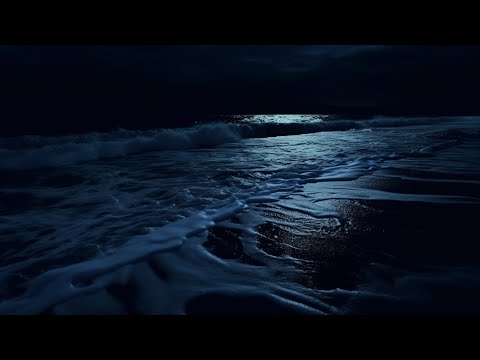 Ocean Waves for Deep Sleep | Gentle Sounds of the Sea with Dark Screen | 24 Hours Sleep Sounds