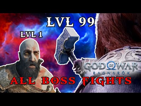 Beating God of War Ragnarok With No Upgrades - All Boss Fights