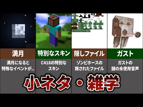 マインクラフト 小ネタ・雑学13選