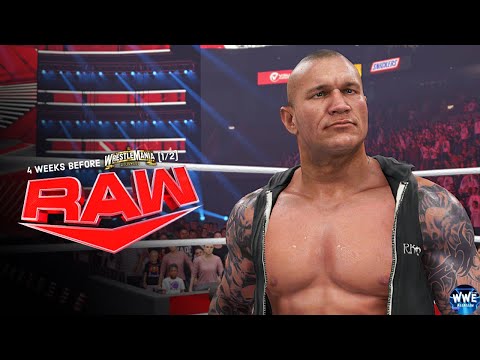 WWE 2k24 MONDAY NIGHT RAW; 4 WEEKS BEFORE WRESTLEMANIA (1/2)