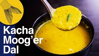 Kacha Moong Dal Recipe—Quick & Easy Bengali Dal Recipe for the Hot Summers