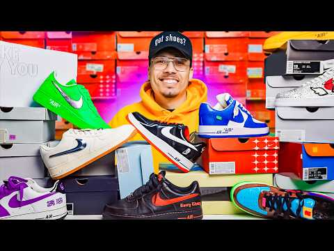 My ENTIRE Nike Air Force 1 Sneaker Collection (40 Pairs)