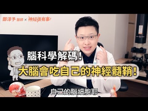 大腦飢渴吃自己神經細胞的真相！腦科學解碼！- 神經很有事 x 鄭淳予醫師