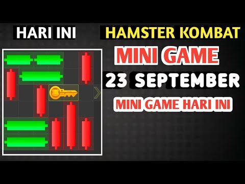 CARA MEMBUKA KUNCI MINI GAME HAMSTER KOMBAT HARI INI 23 SEPTEMBER 2024