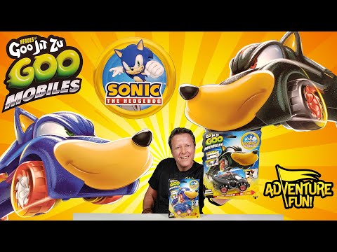 Heroes of Goo Jit Zu Sonic The Hedgehog & Shadow GOO MOBILES! AdventureFun Toy review!