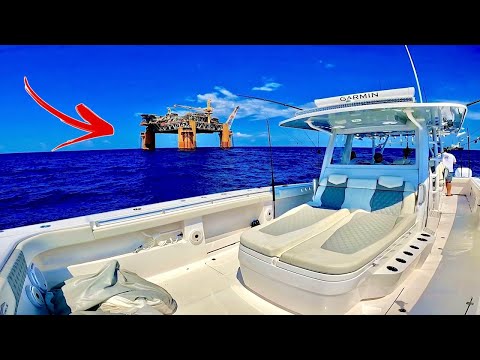 Fishing Oil Rigs *130 Miles* Offshore in a $1.2 Million Center Console!