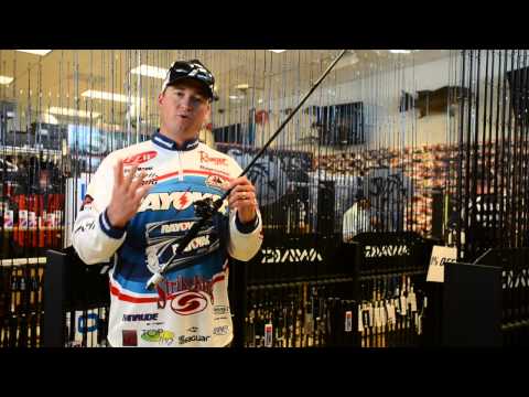 Cody Meyer introduces Daiwa's new Steez AGS Casting rods and the new Steez SV casting reel