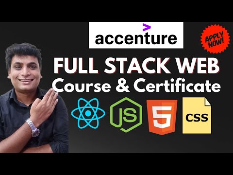 Free MERN Stack Full Course With Certificate *Accenture* Free Course With Certificate