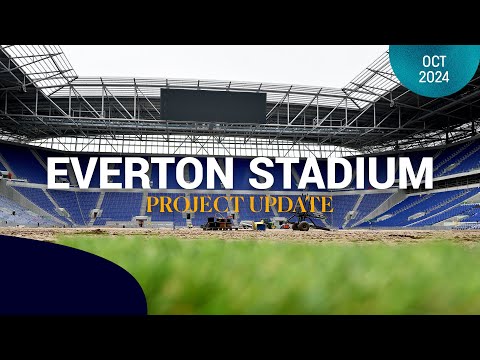 PLAYING SURFACE TAKING PRIORITY | Update from Everton Stadium 🏟️