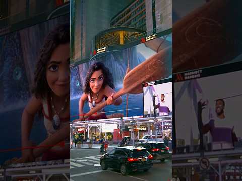 #YouTubeMusic is going #beyond for this stunning billboard in Times Square in support of #Moana2!