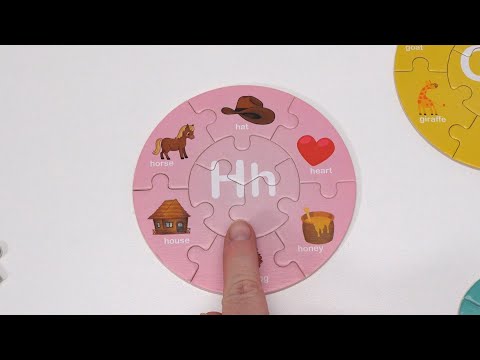 Alphabet Letter G H I Sounds for Kids! Puzzle Fun for Kids!!