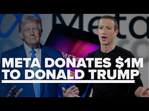 Meta confirms $1 million donation to Trump's inaugural fund