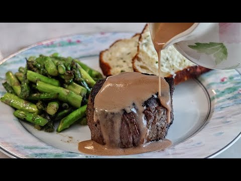 Perfect Filet Mignon with Decadent Madeira Cream Sauce