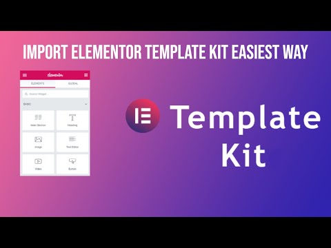 How To Import Elementor Template Kit Easiest Way  | Using Envato Elements Plugin