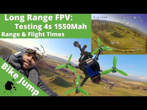 Long Range FPV: Testing 4s 1550Mah 5 Inch FPV Drone Range and Flight Times