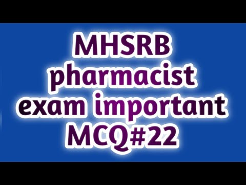 mhsrb pharmacist exam preparation#governmentpharmacistexampreparation