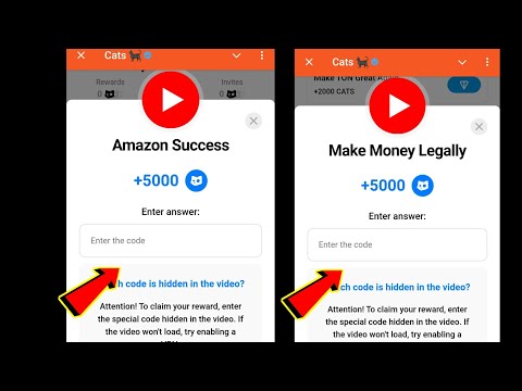 Amazon Success Cats Code | Make Money Legally cats video code today