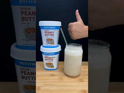 Healthy Peanut Butter Smoothie ASMR || #shorts #asmr #food #cooking #indianasmrworld #streetfood