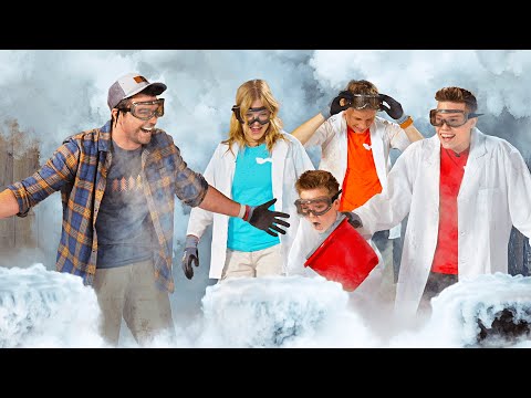 Liquid Nitrogen Explosions w/ Ninja Kidz!- Camp CrunchLabs Week 9