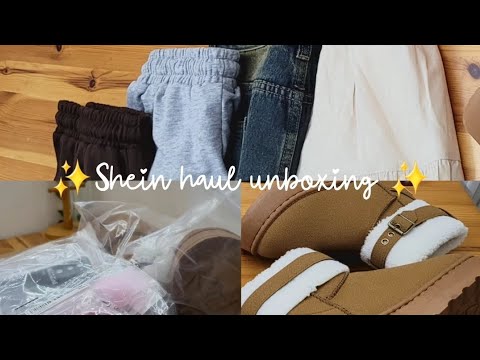 ☆ Shein haul unboxing  ☆