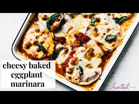 Cheesy Baked Eggplant Marinara